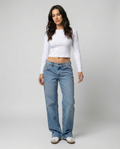Imani — Retro Blue Boyfriend Jeans