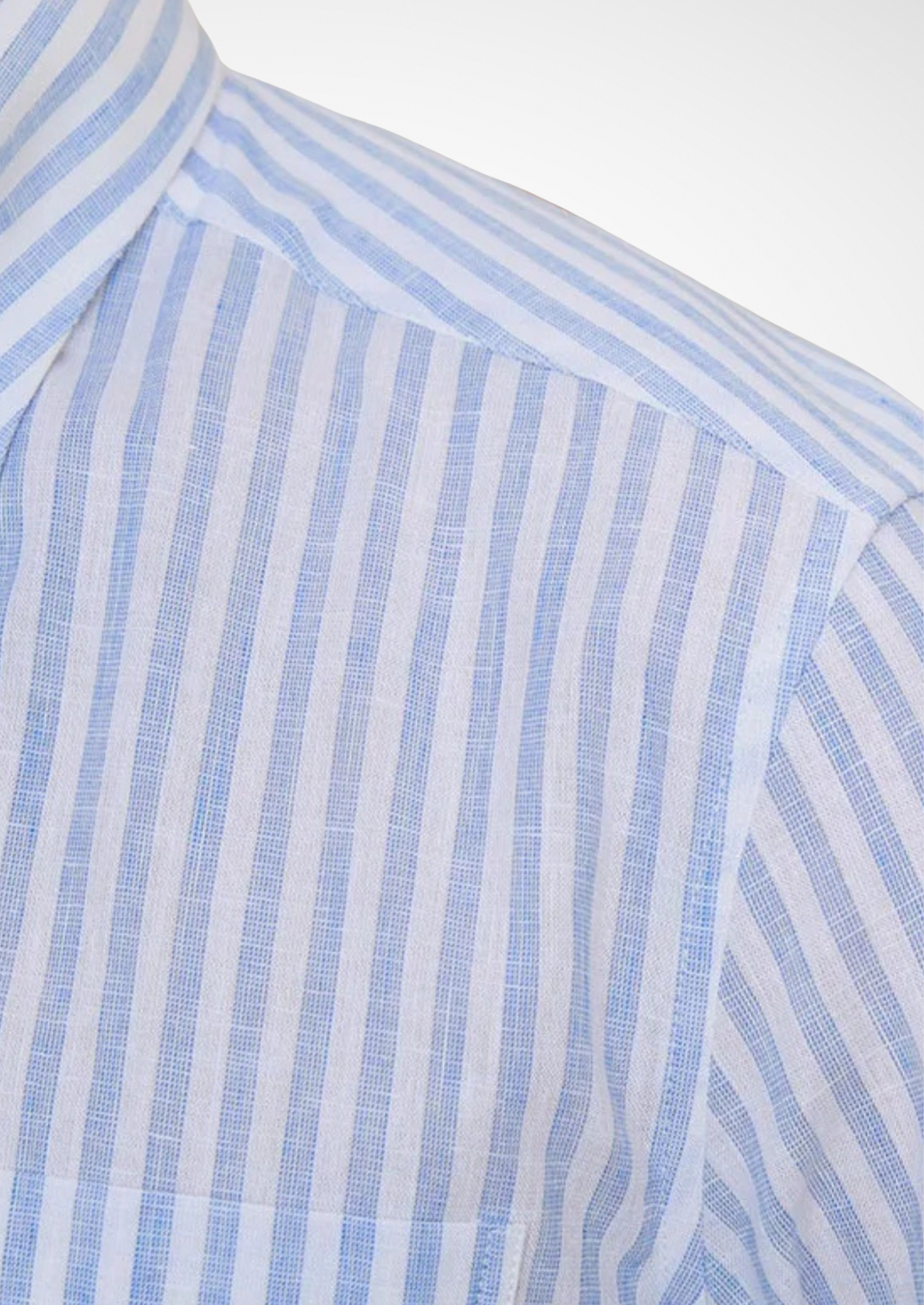 CHEMISE RAYÉE CÔTIÈRE PORTOFINO - Bleu Clair