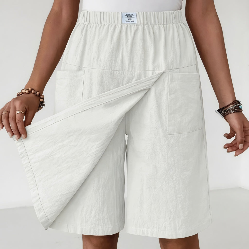 Libertine™ - Jupe-short à taille élastique avec poches prêtes pour la liberté
