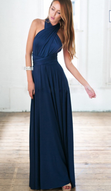 The Liora — Multiway Wrap Maxi Dress