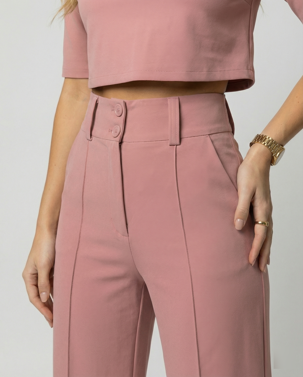 The Elara Set — Rosewood Tailored Two-Piece