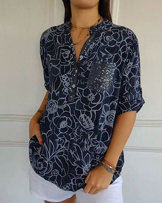 Avery | Blouse élégante avec poche