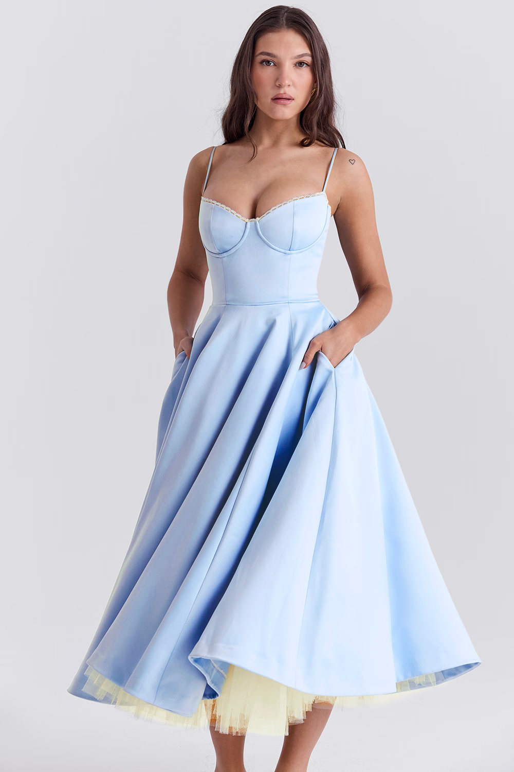 The Elara Ballgown — Ocean Depths