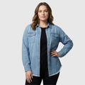 The Kaelen — Longline Denim Jacket