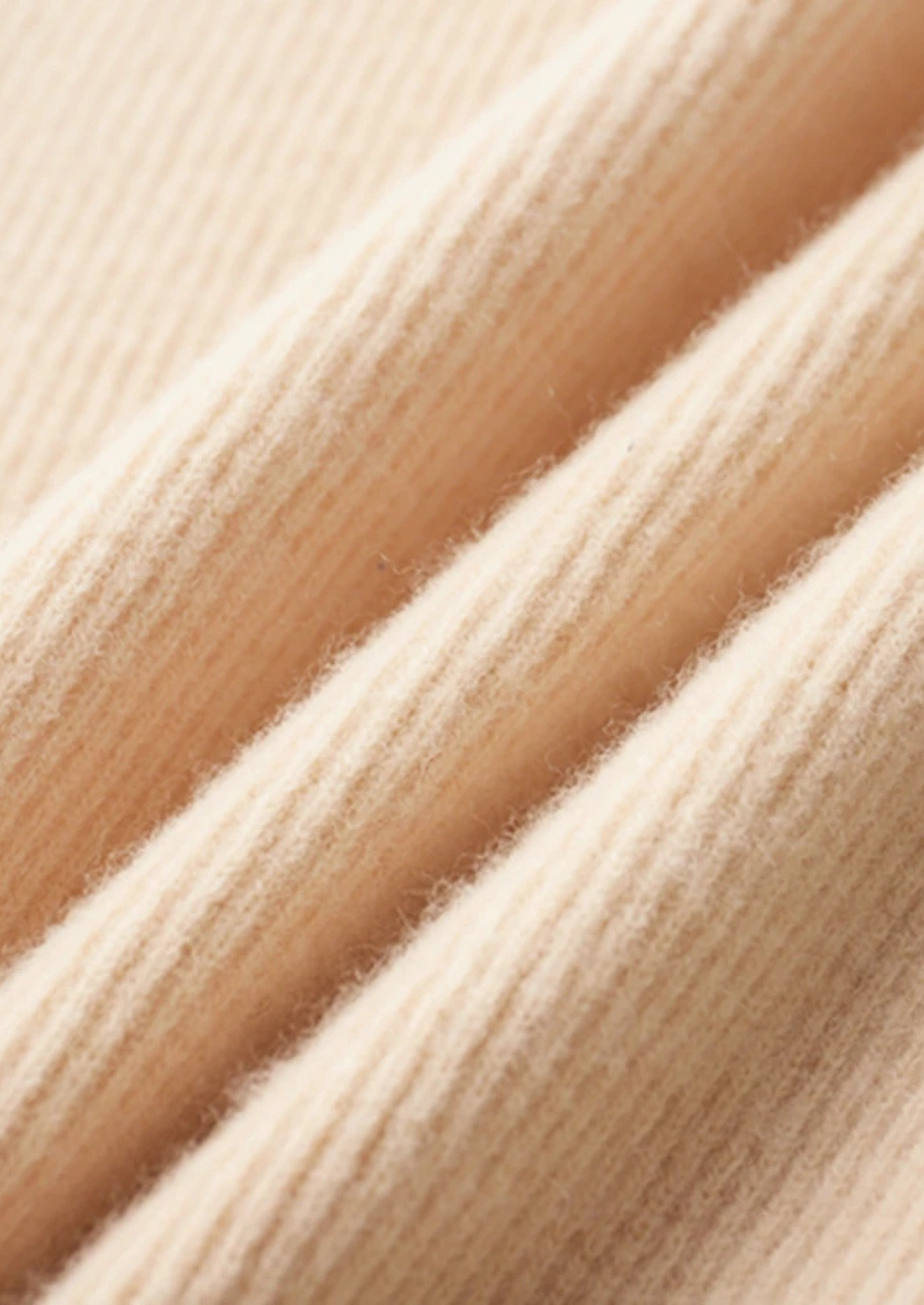 Cardigan zippé à côtes en mérinos extra-fin pure laine vierge