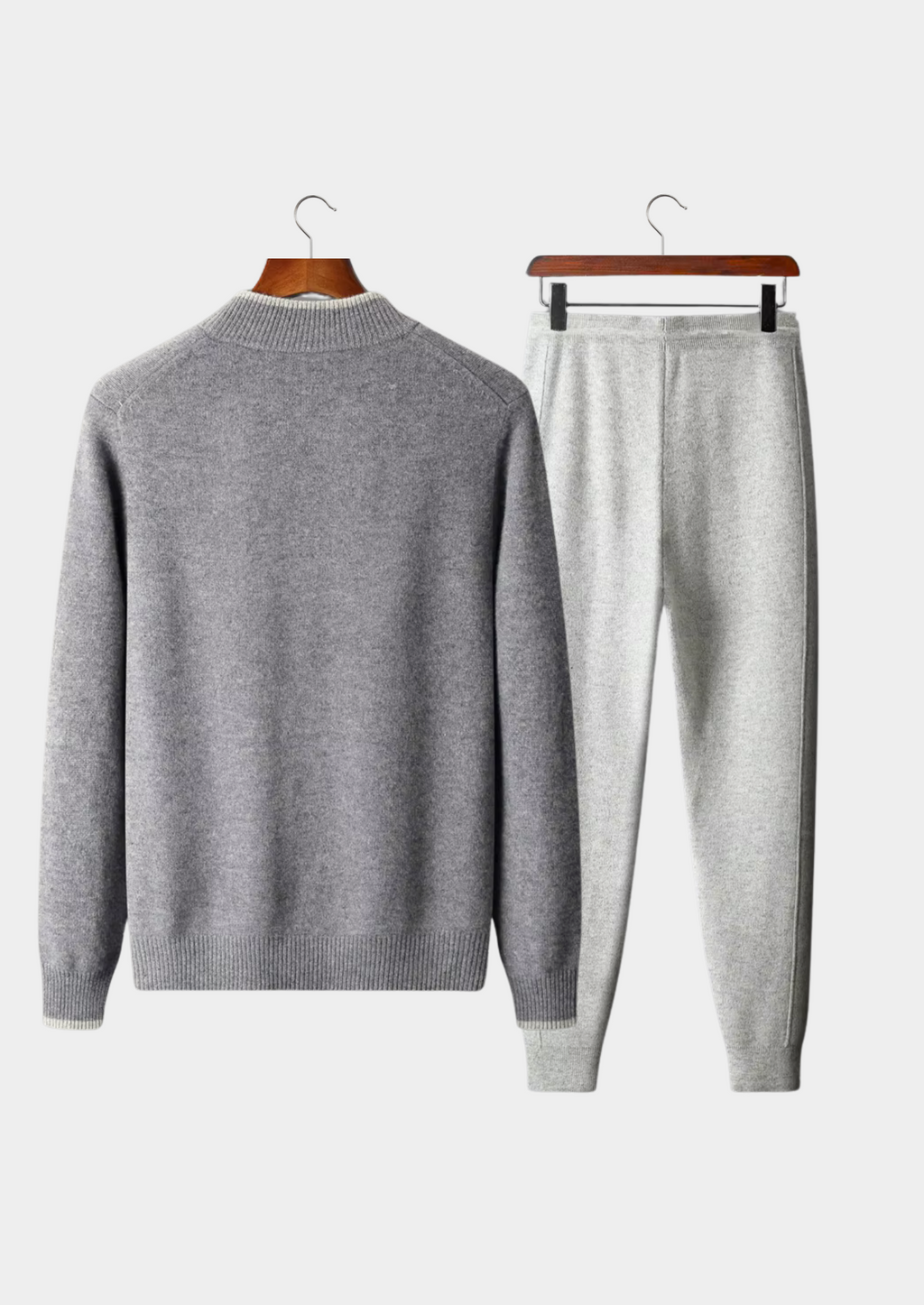 ENSEMBLE DEUX COULEURS EN LAINE MÉRINOS EXTRA-FINE PURE