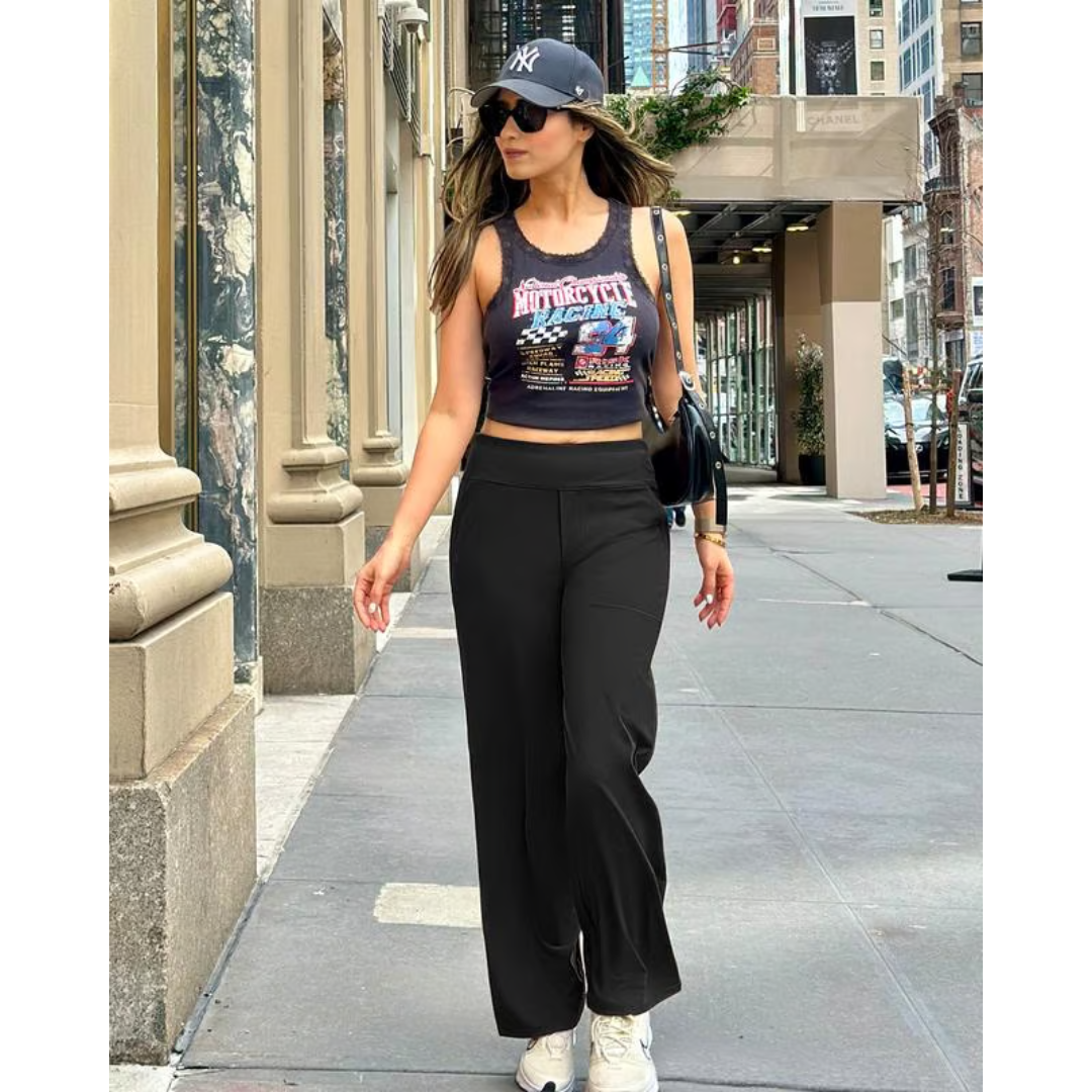 The Kyro Wide-Leg Trousers — Mist