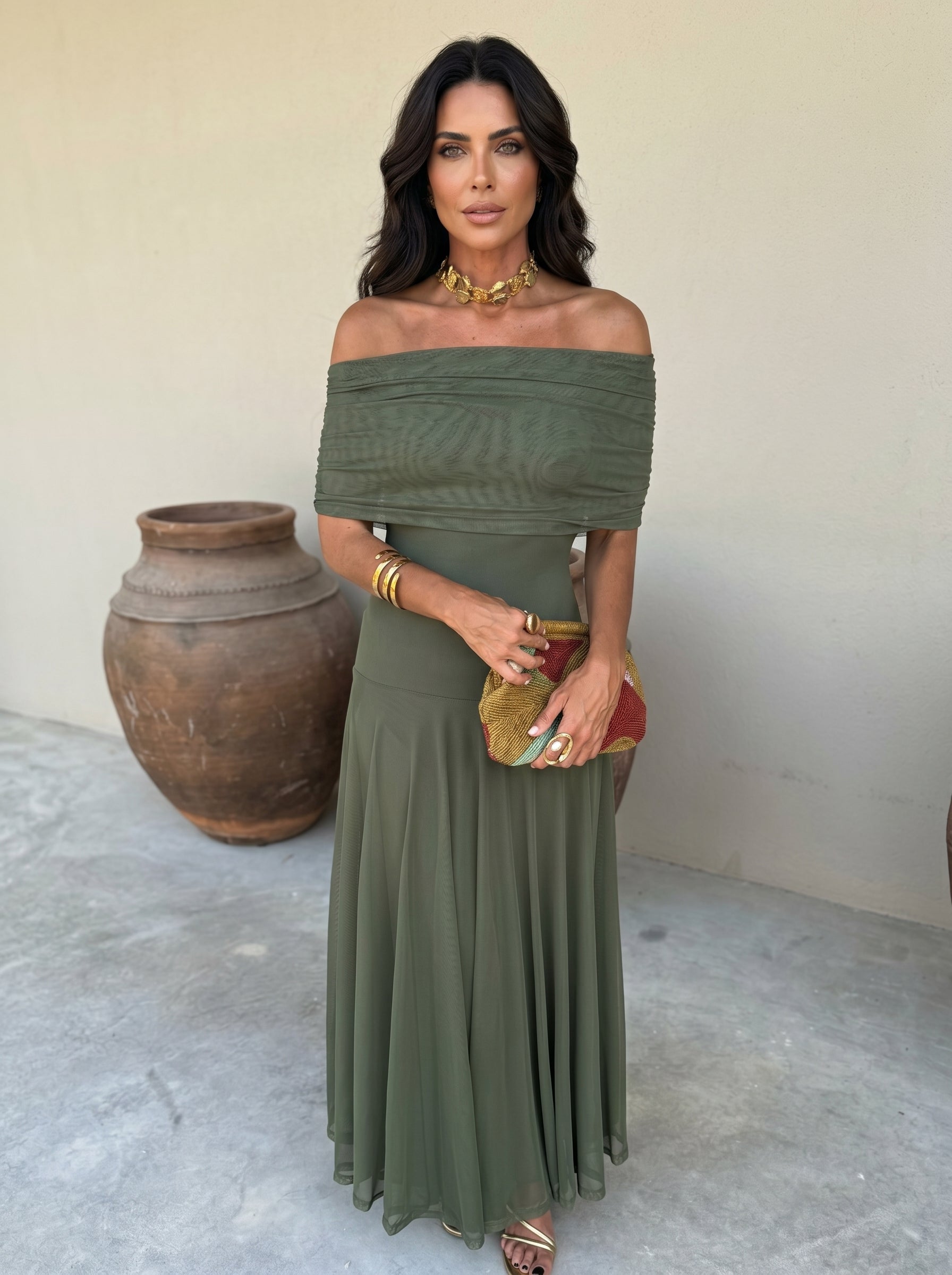 Robe Élégante Simba en Tulle de Soie – Maison Claire et Sylvie