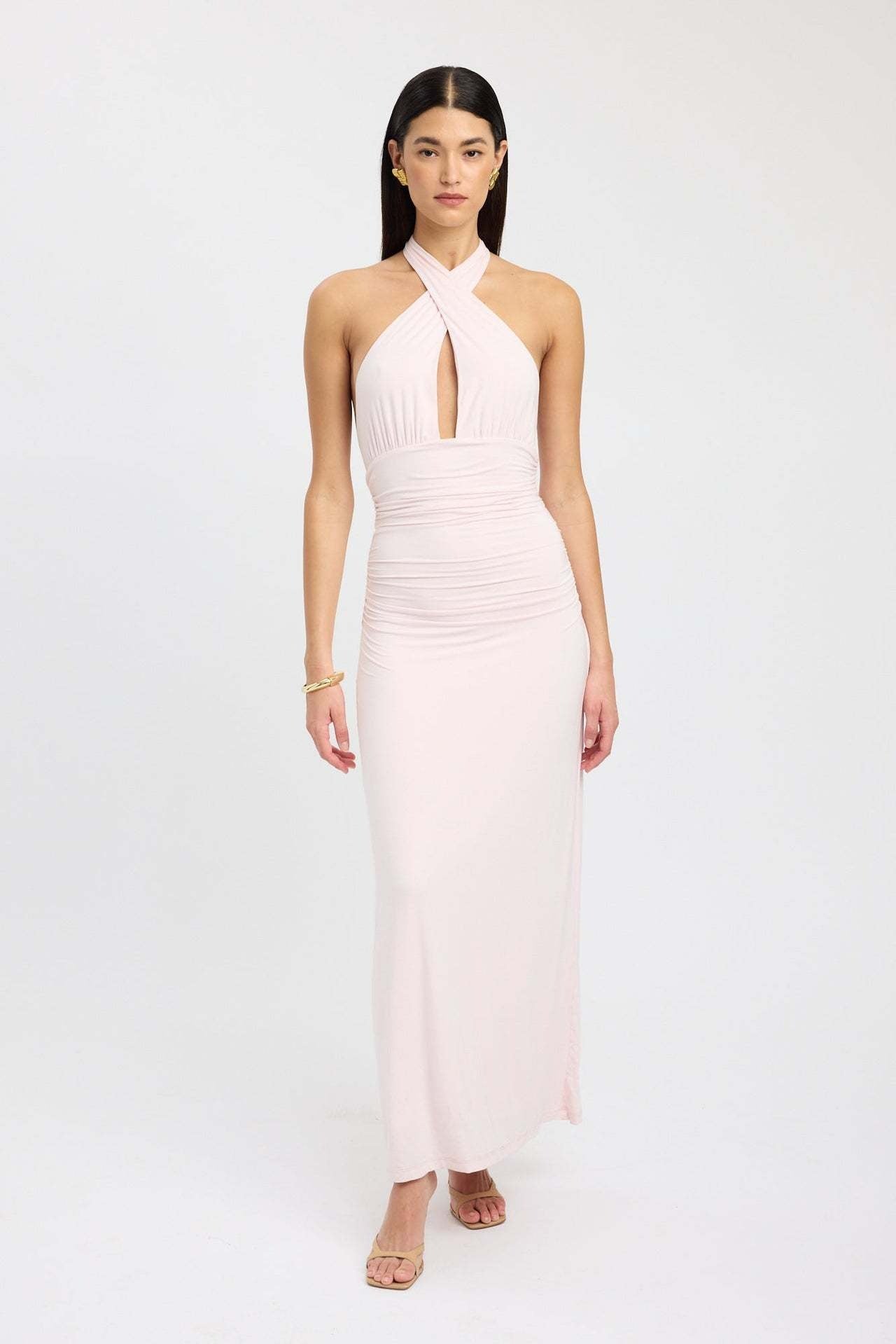 CARMEN | Robe Maxi avec Taille Froncée