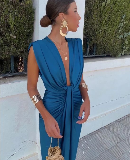 Sterre™ - Robe Plissée Sophistiquée