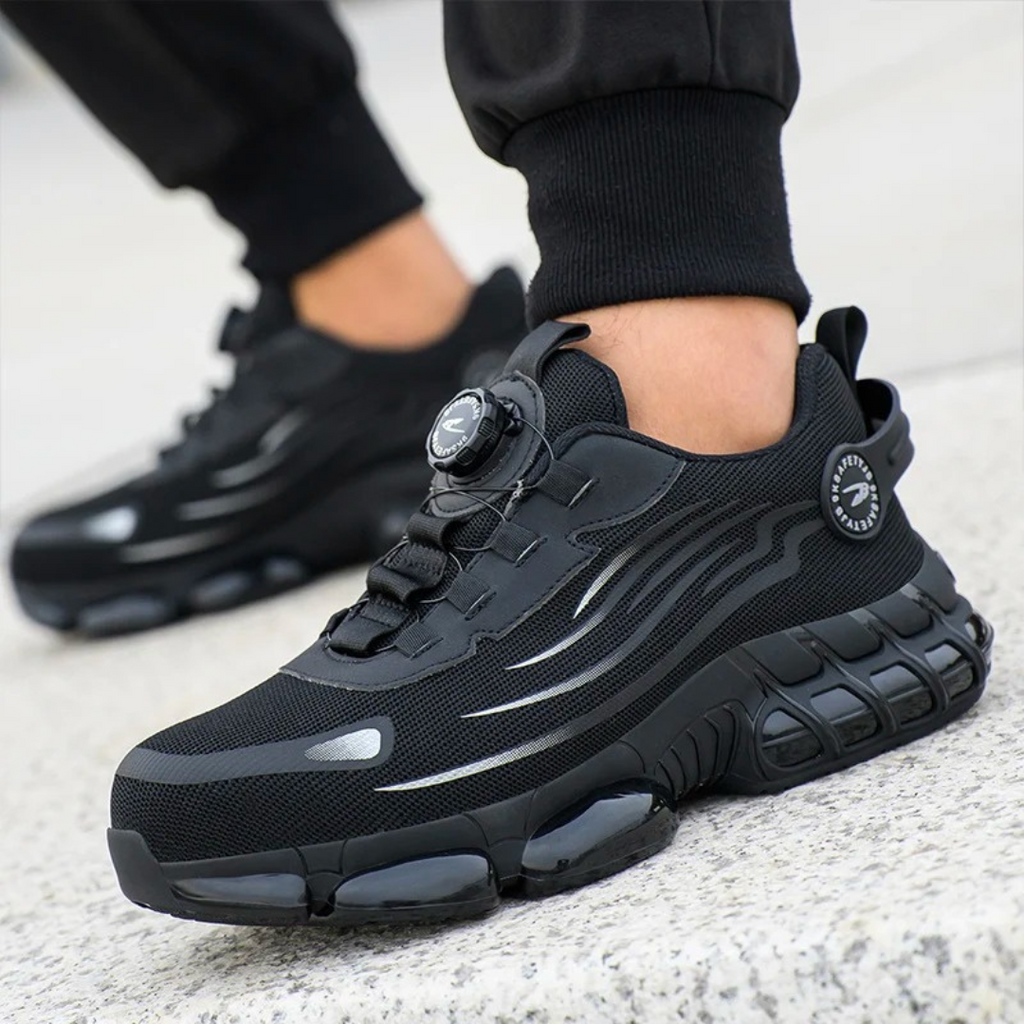 The Kyro Steel — Slate Dial Safety Shoes