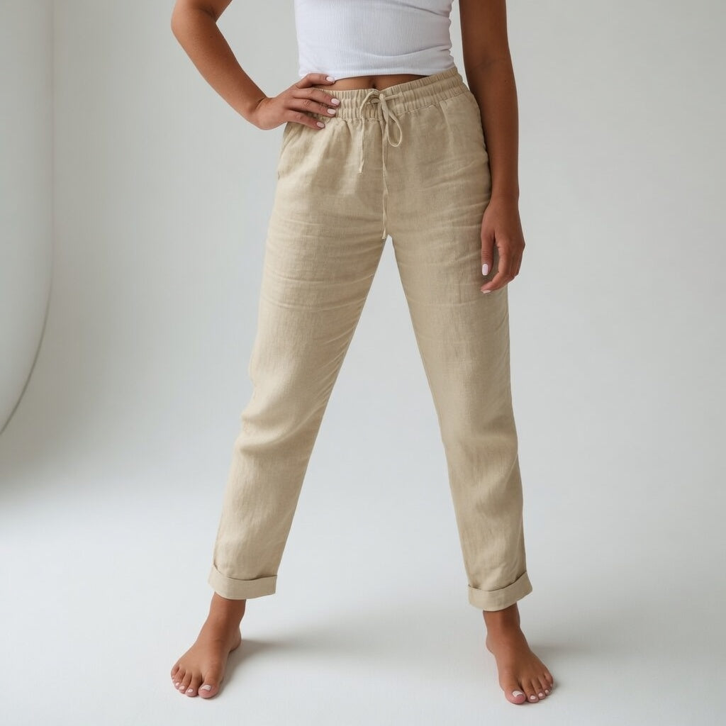 Albertine™ — Pantalon Confort Naturel Fluide en 100% Coton