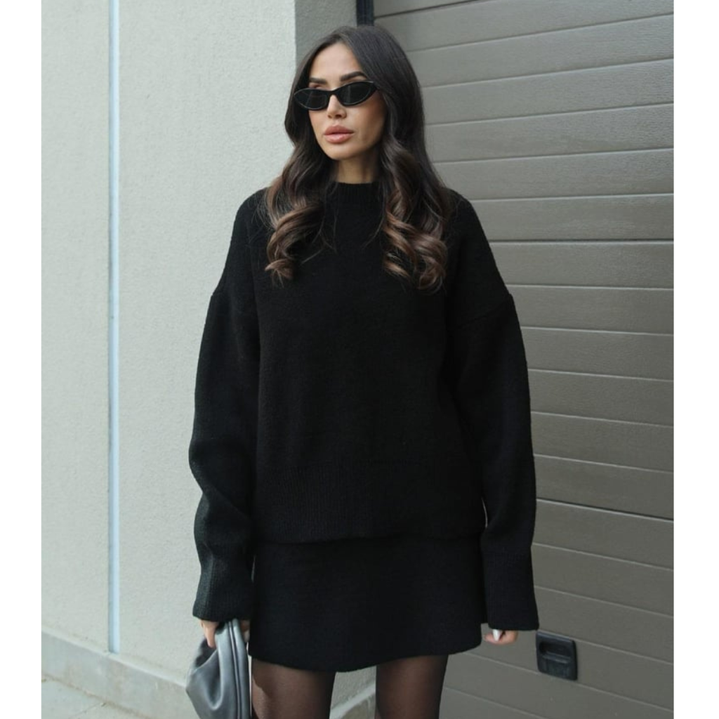 The Isara Knit Set — Ember Red