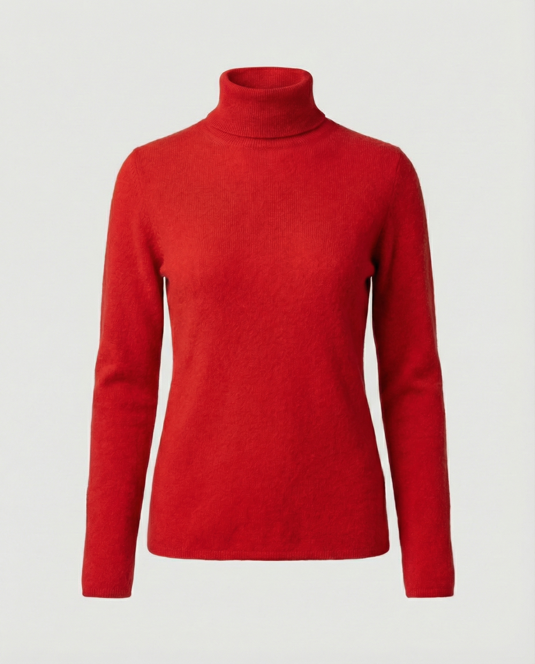 The Leona — Chestnut Turtleneck Sweater