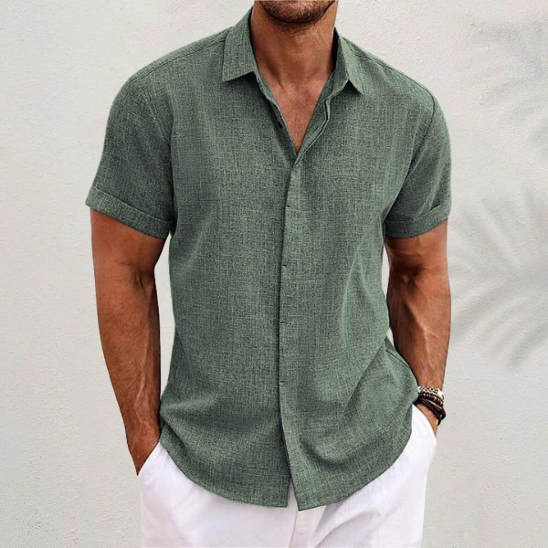 The Arvo — Textured Short-Sleeve Shirt