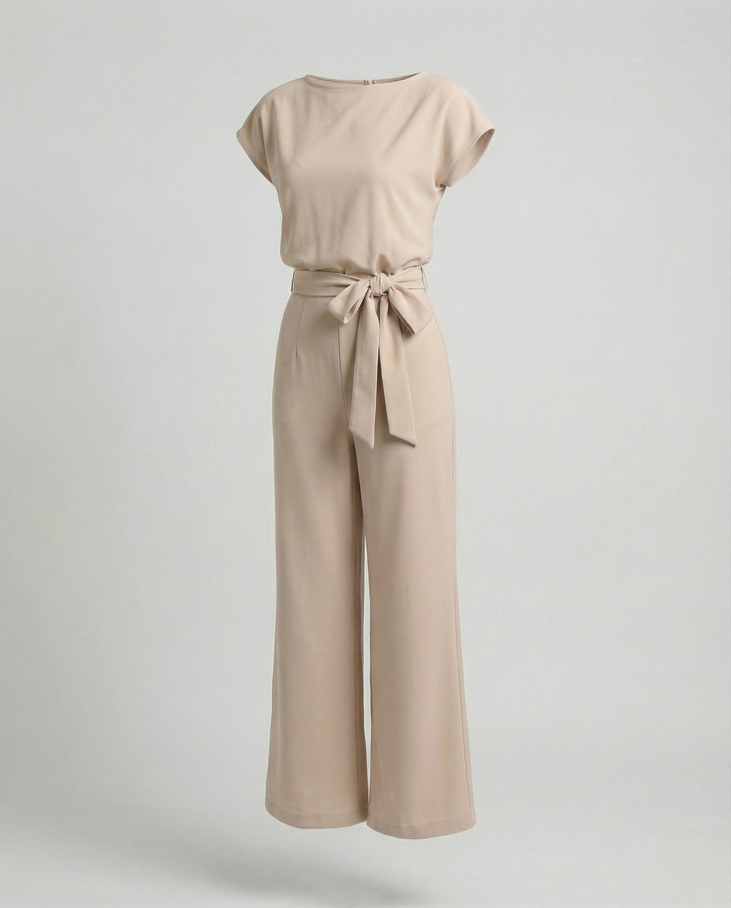 The Elara Jumpsuit — Blush Wrap