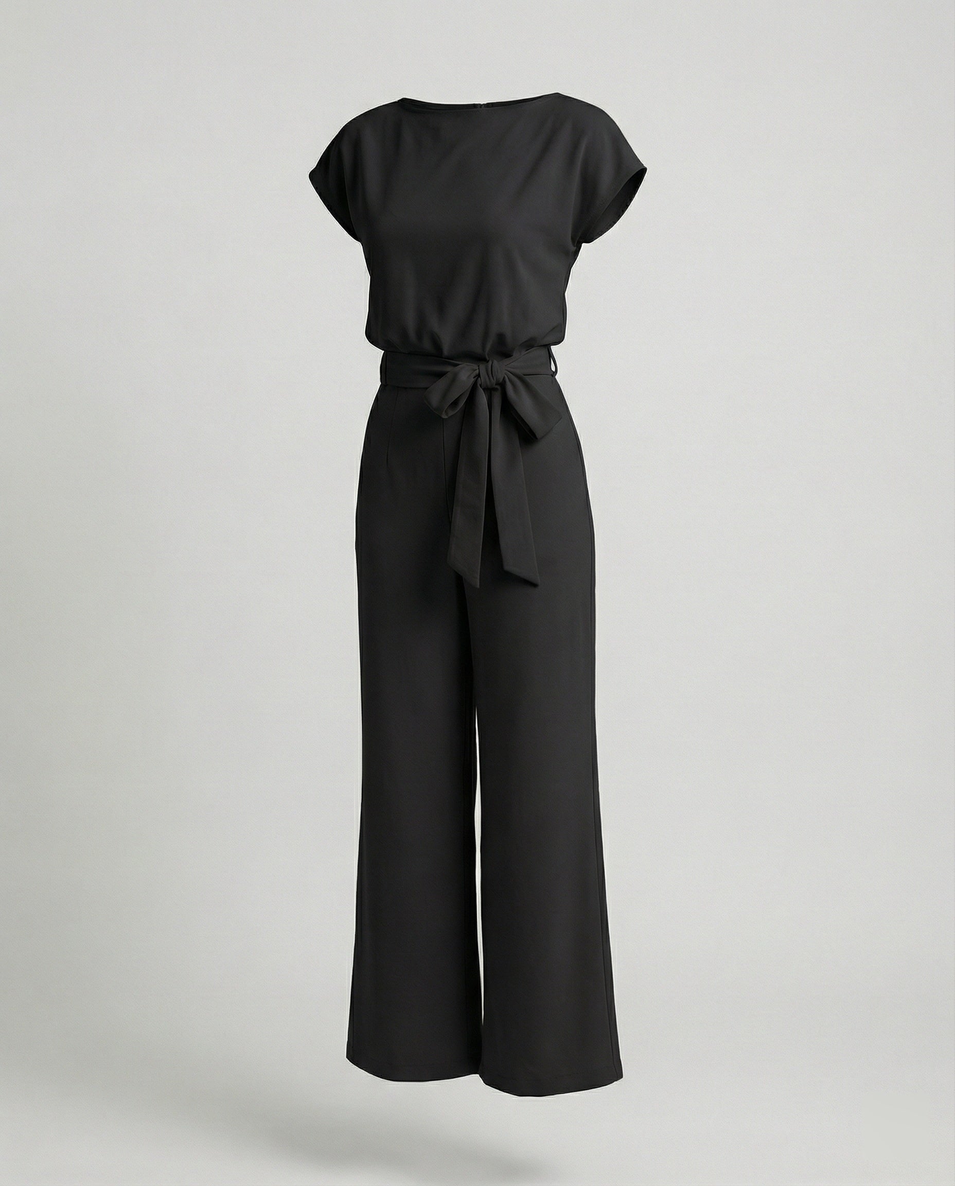 The Elara Jumpsuit — Blush Wrap