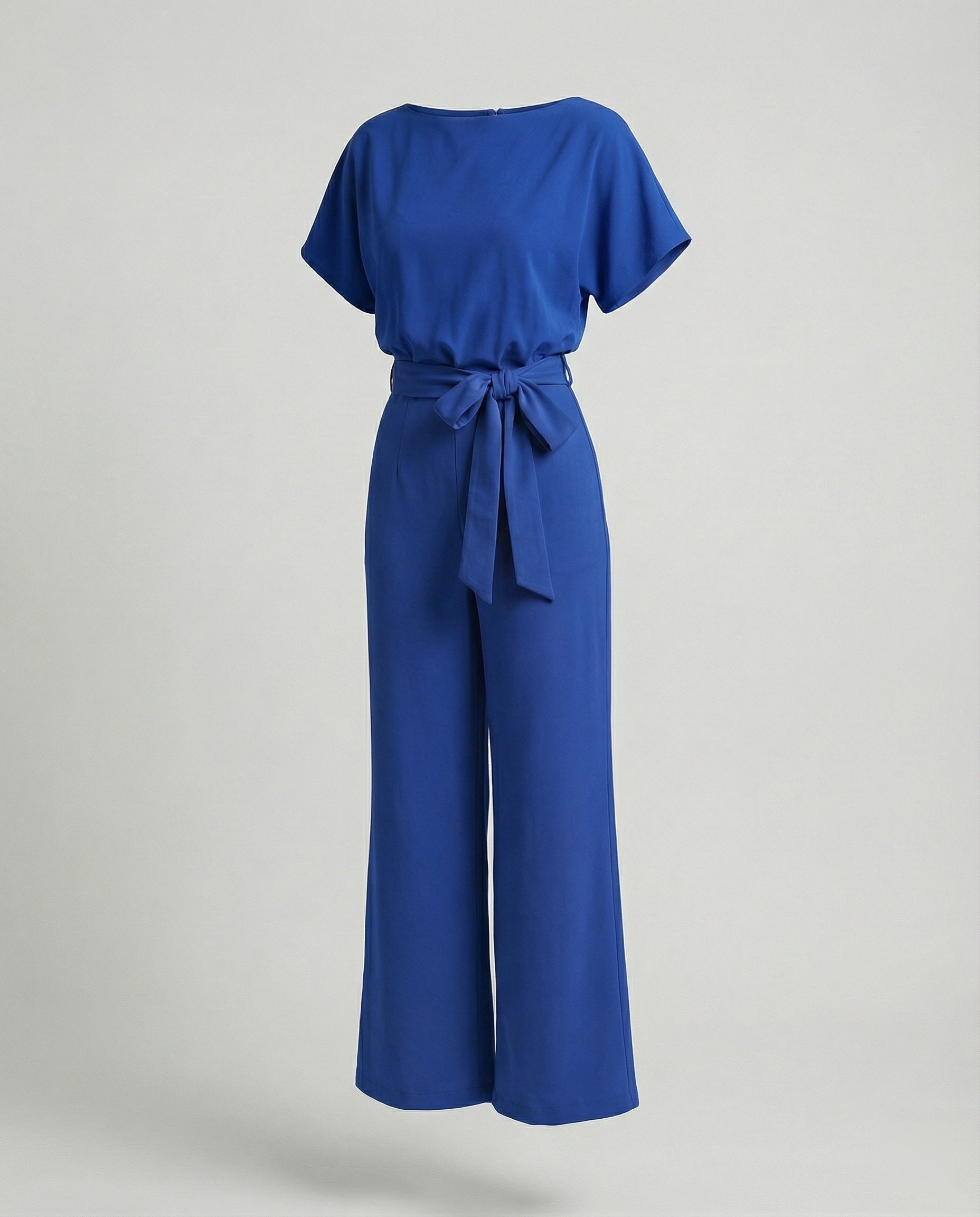 The Elara Jumpsuit — Blush Wrap