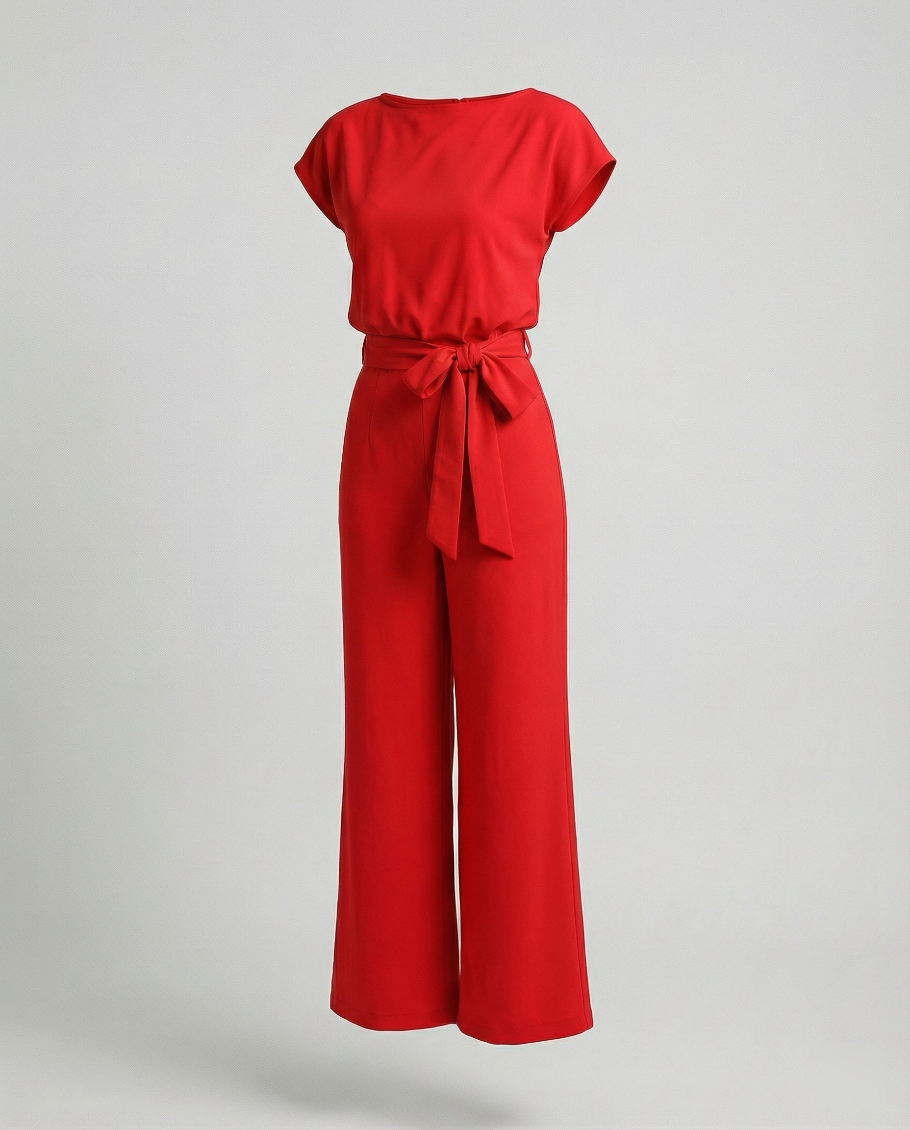 The Elara Jumpsuit — Blush Wrap