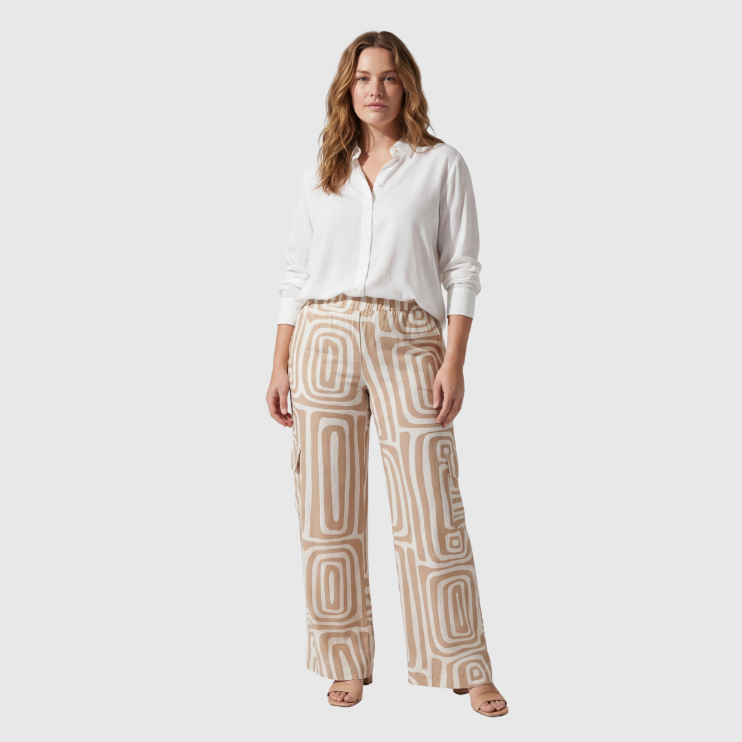 Tova Set — Clay Abstract Two-Piece