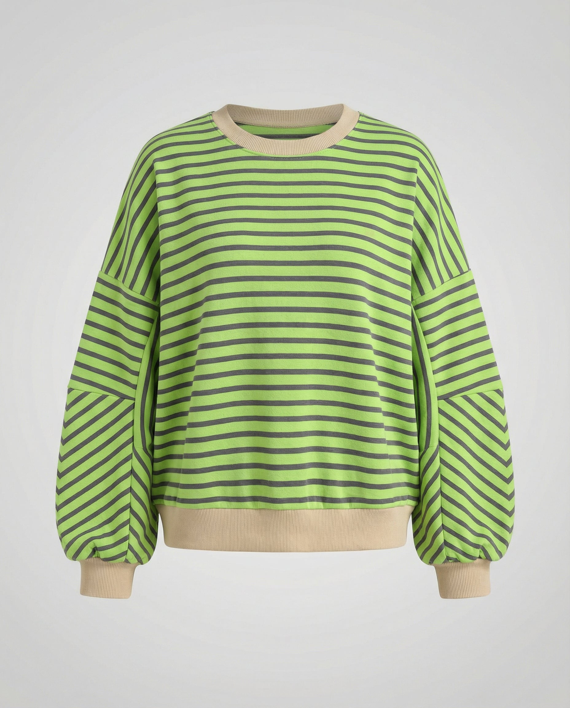 Eira — Balloon Sleeve Crew Sweatshirt