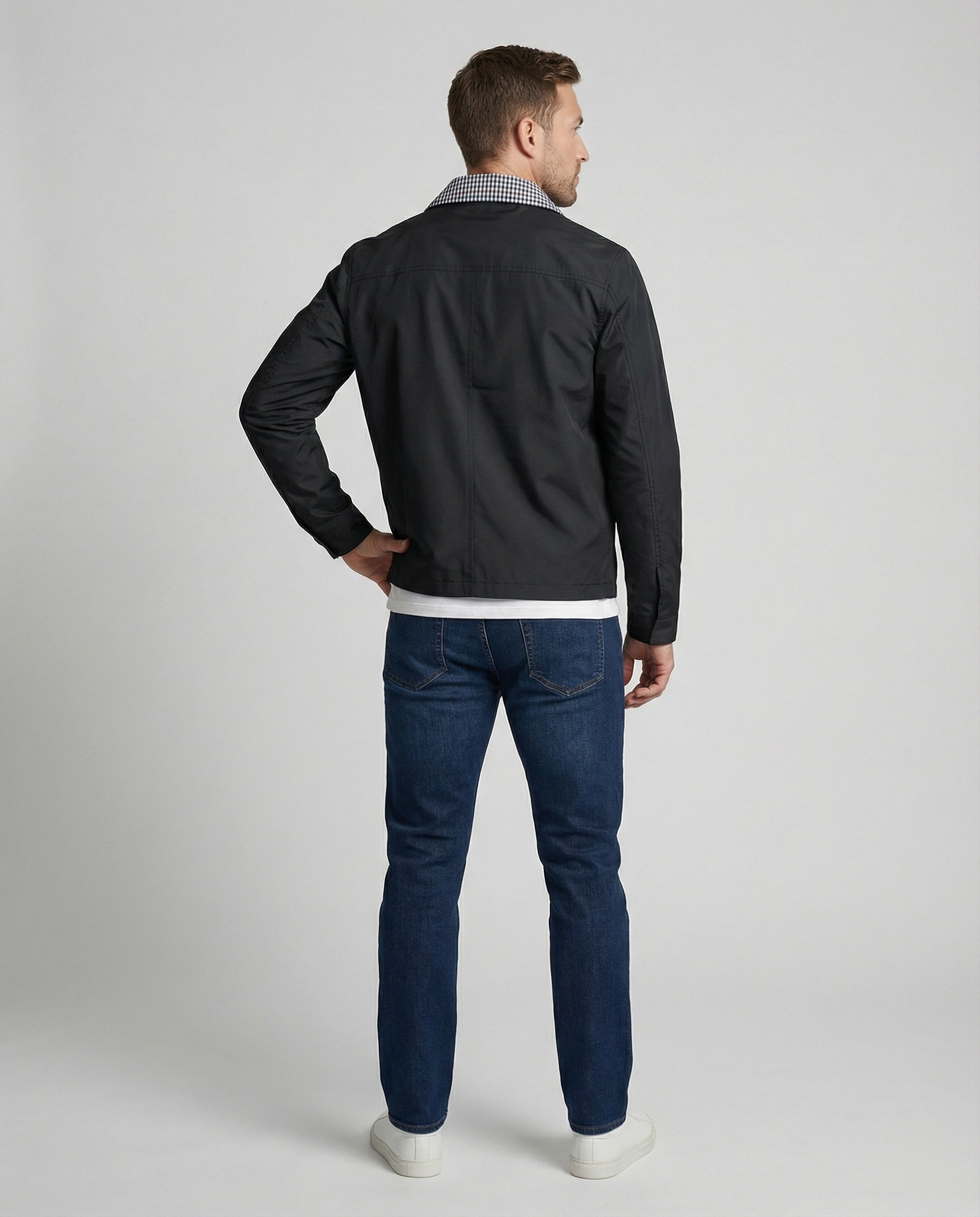 The Cael Zip Jacket — Midnight