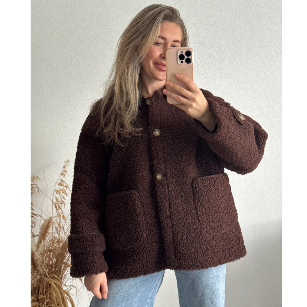 The Elara Teddy — Chestnut Brown