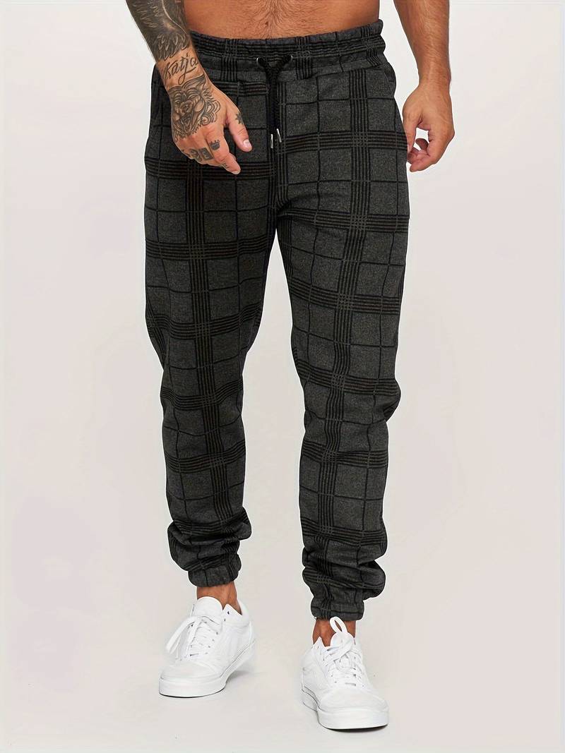 Anton Jogger — Storm Plaid