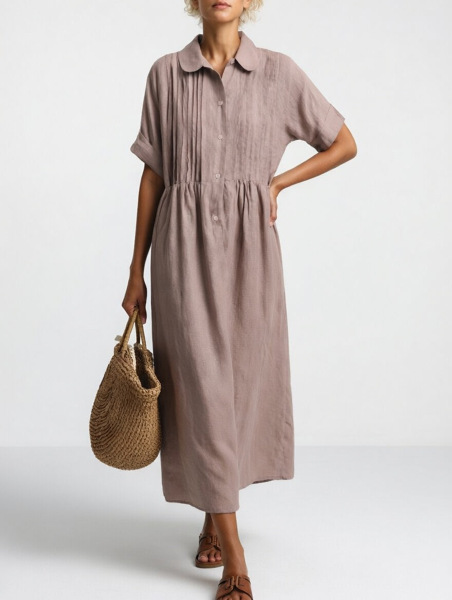 Lysandra™ - Robe chemise d'été légère et aérienne