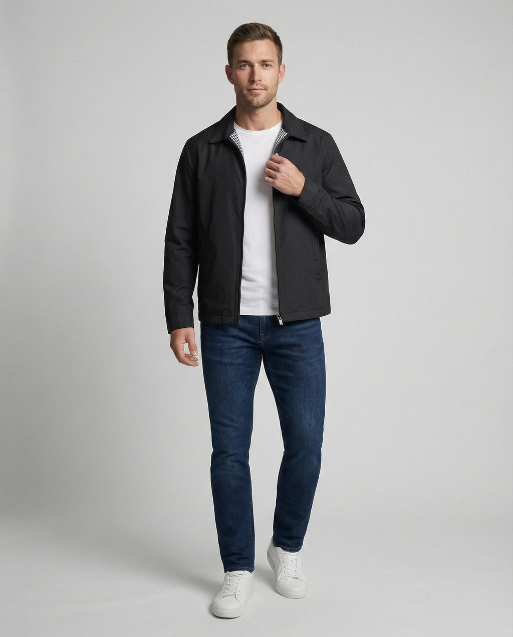 The Cael Zip Jacket — Midnight