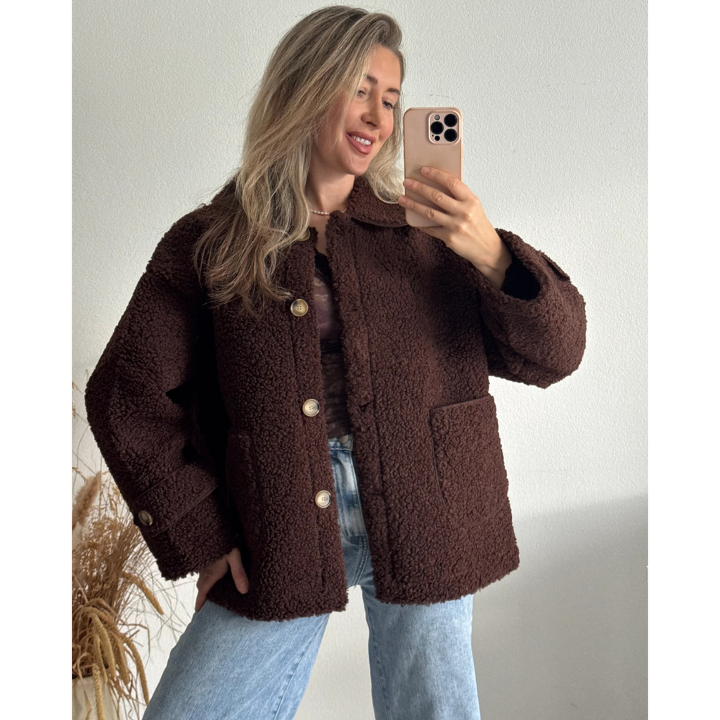The Elara Teddy — Chestnut Brown