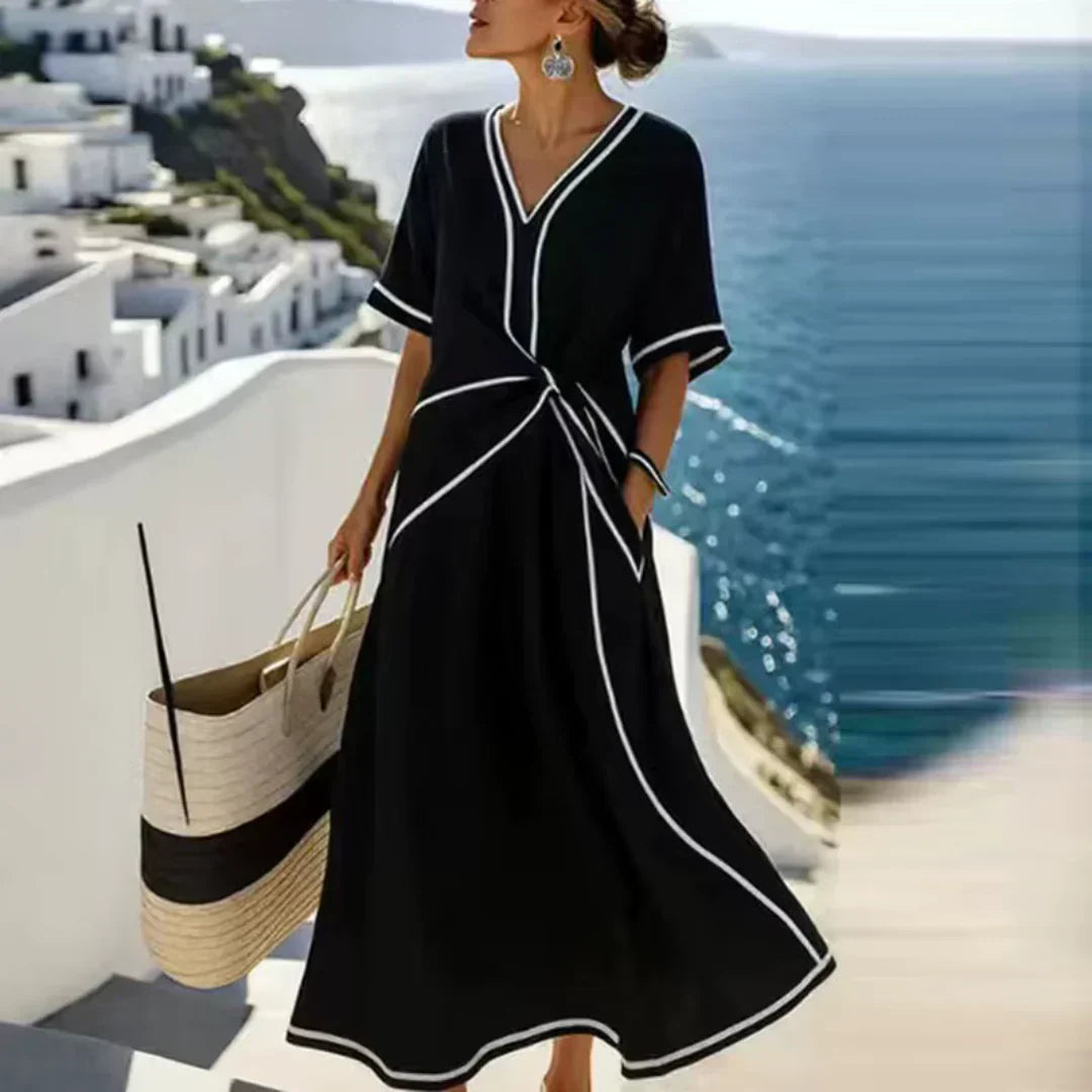 Hannah | Robe élégante et valorisante pour la silhouette