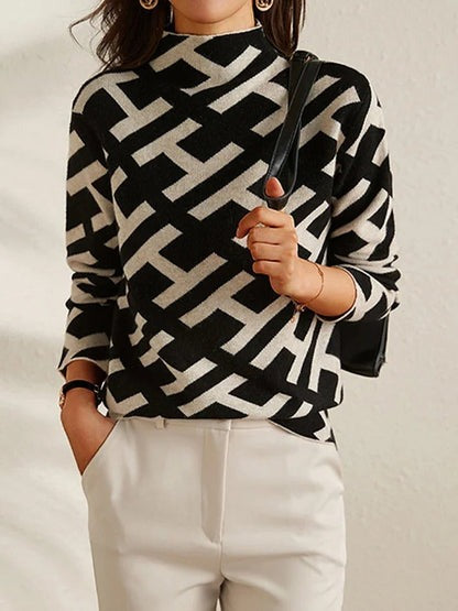 Liora Knit — Ash Geo