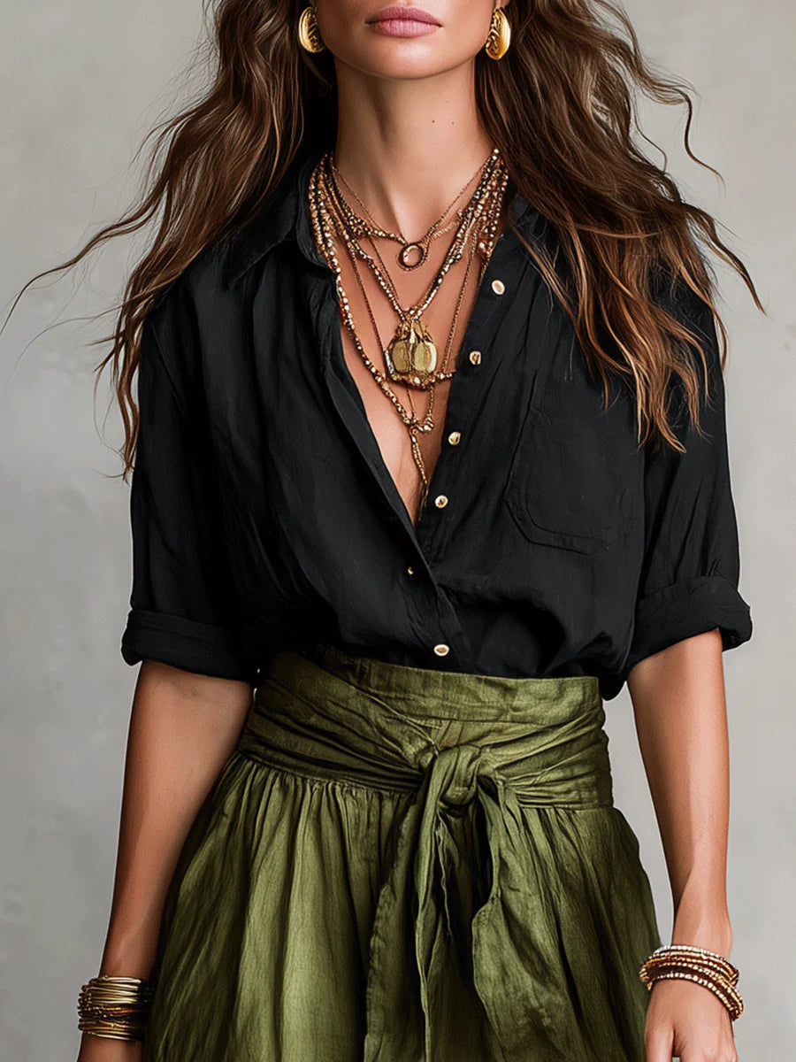 VERA | Ensemble jupe midi chic