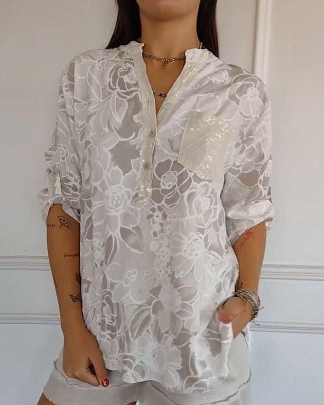 Avery | Blouse élégante avec poche