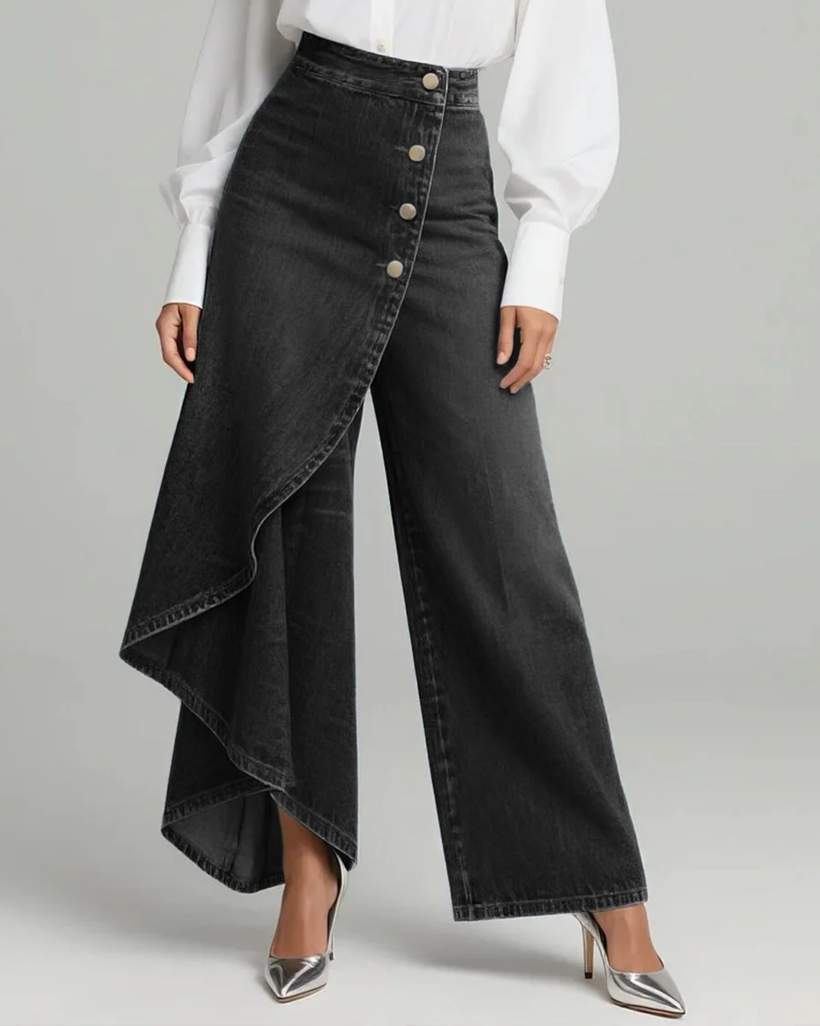 Calvra | Pantalon portefeuille en denim