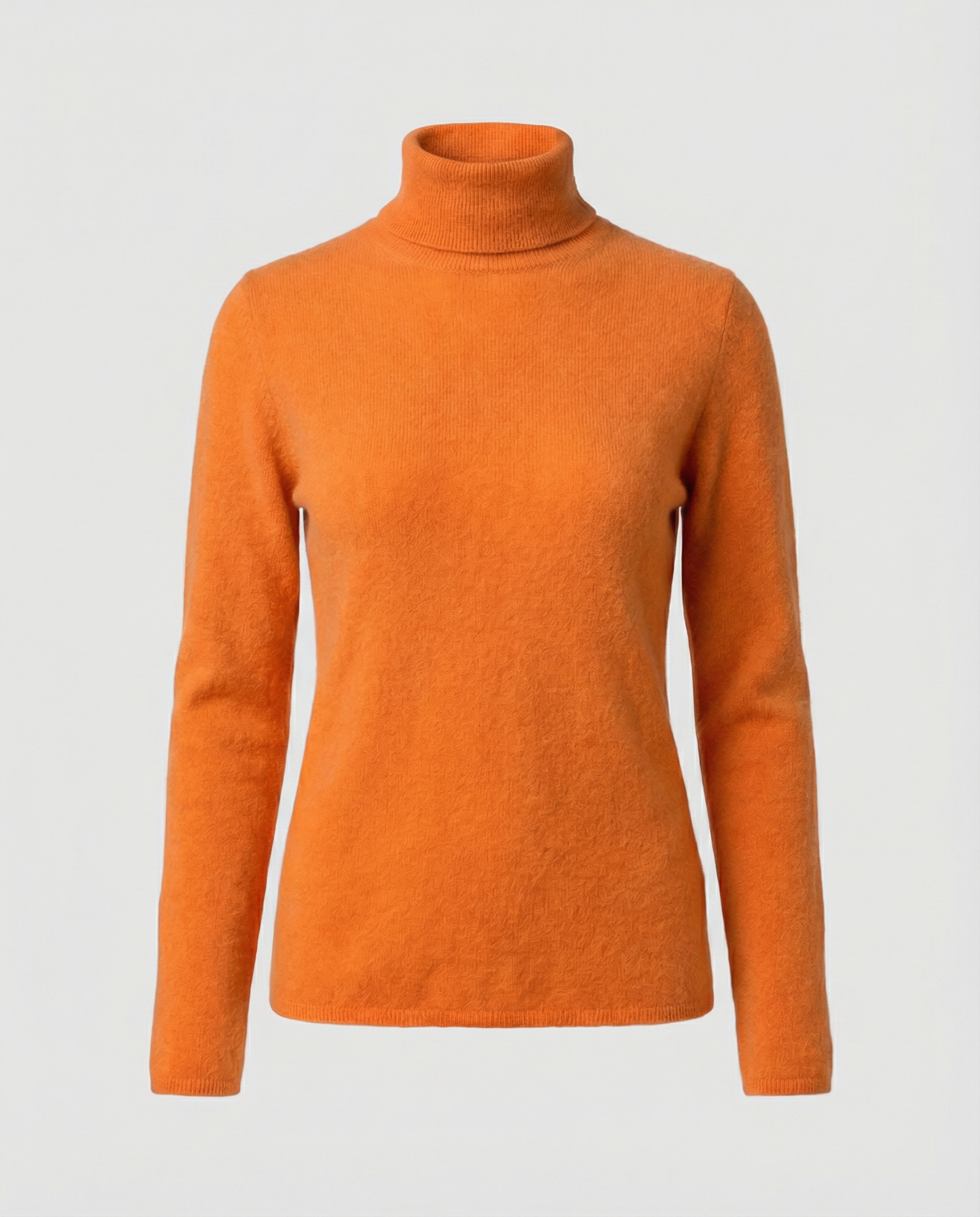 The Leona — Chestnut Turtleneck Sweater