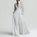 Élisa™ — Robe Maxi Minimaliste Élégante