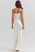 Persephone — Ivory Strapless Corset Gown