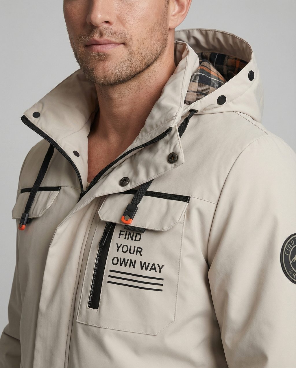 Kyro Parka — Bone, Moss & Ember