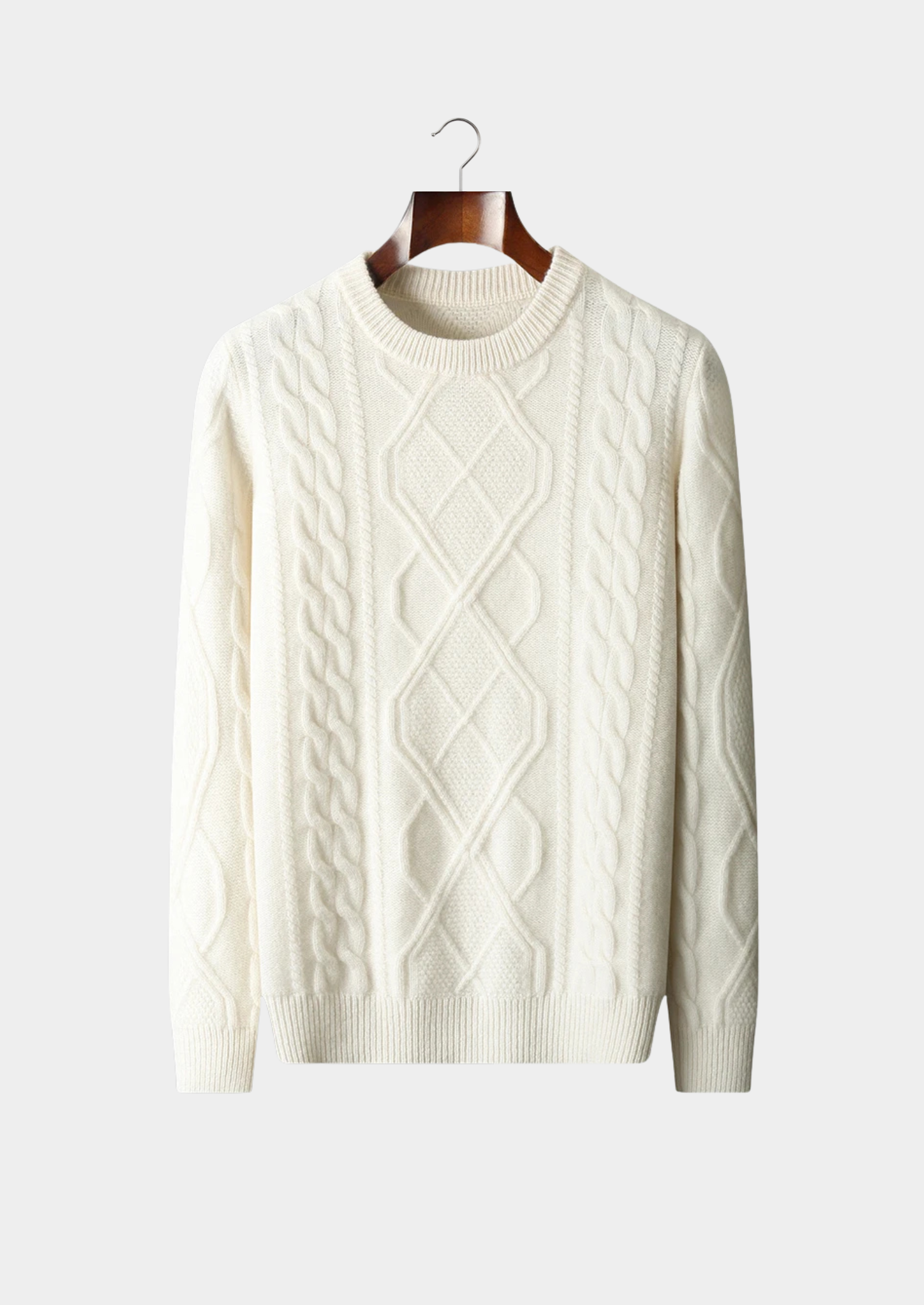 PULL-OVER D'HIVER EN LAINE MÉRINOS EXTRA-FIN PURE