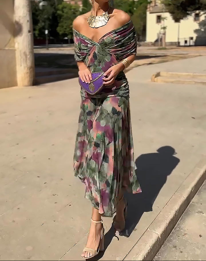Lady™ - Robe portefeuille drapée