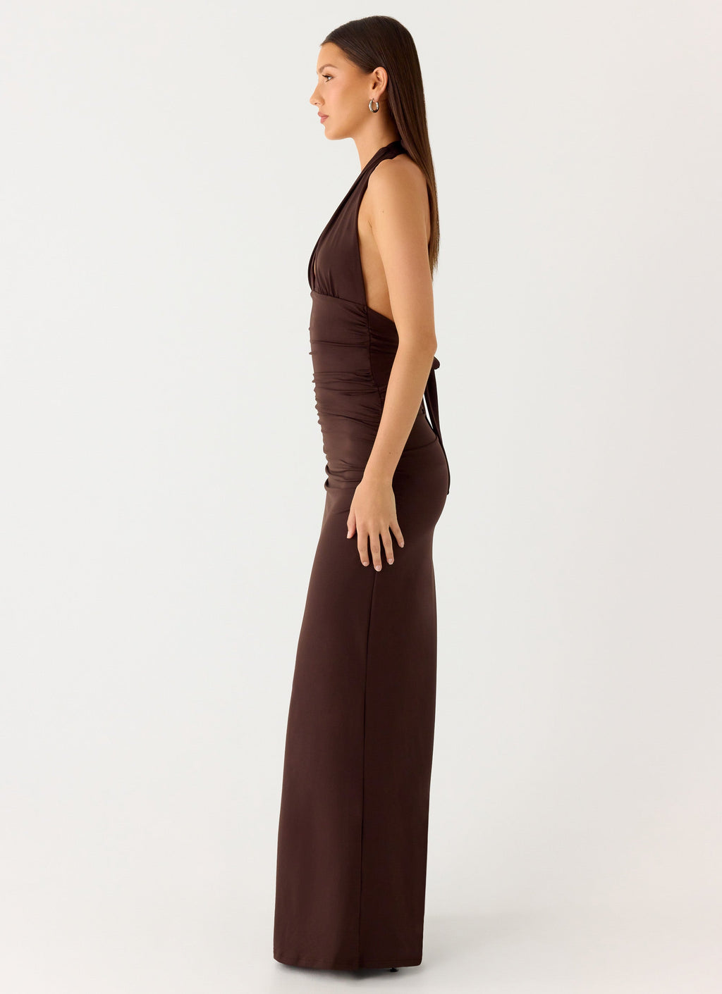 CARMEN | Robe Maxi avec Taille Froncée