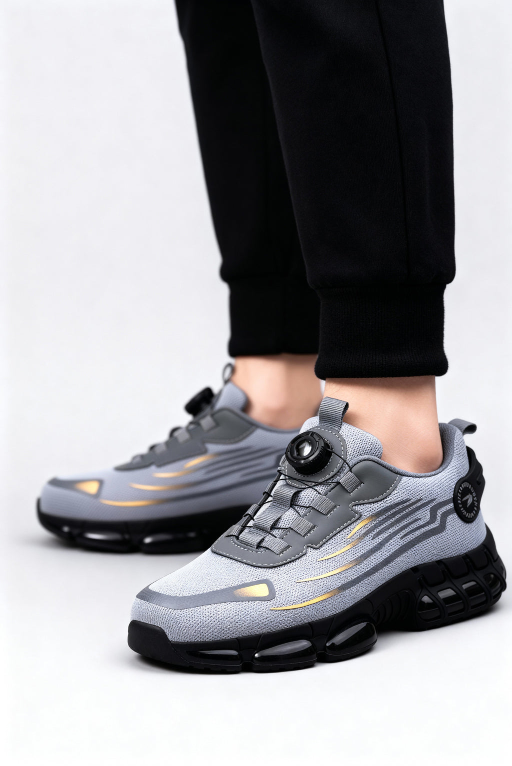 The Kyro Steel — Slate Dial Safety Shoes