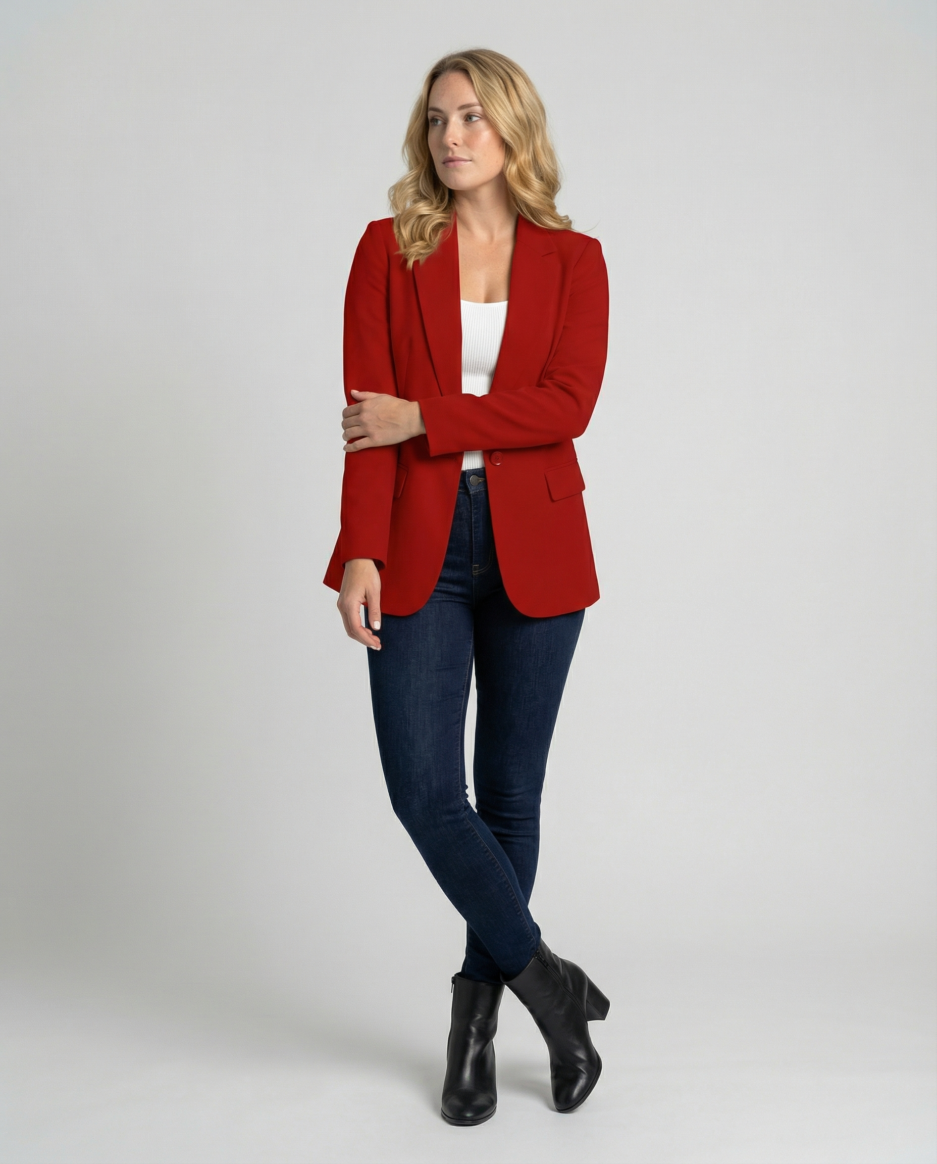 The Eira Blazer — Khaki Tailored