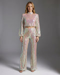 Calla Set — Sterling Sequin Crop & Trousers