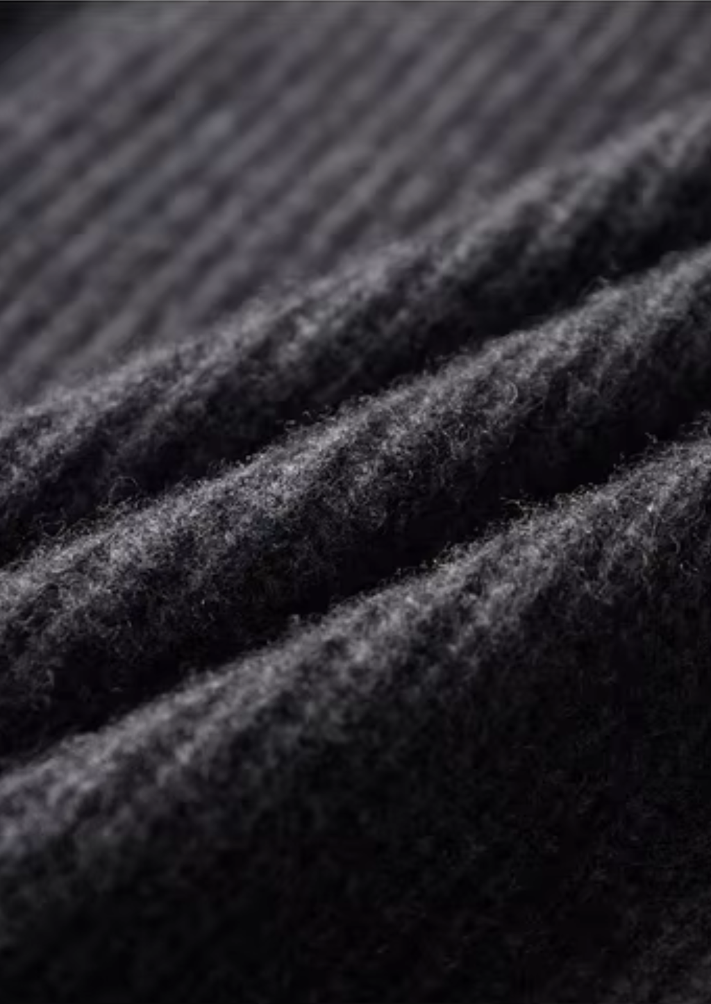 Cardigan col cheminée double zip en laine mérinos extra-fine pure