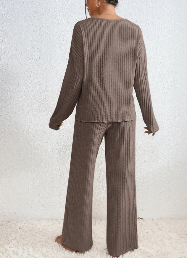 Elara Rib Set — Sandstone