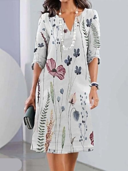 Scarlett | Robe superposée à motif floral