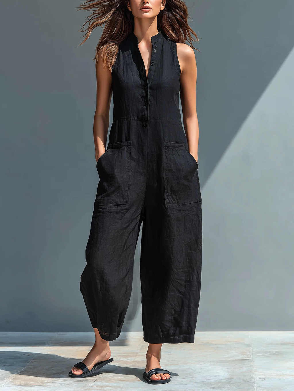 LOTTE | Combinaison ample confortable à jambes larges
